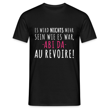 Abitur T-Shirt - Au Revoire 2C
