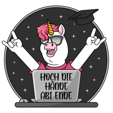 Motiv Abi 2024 Abitur Abschluss Hoch die Hände Abi Ende