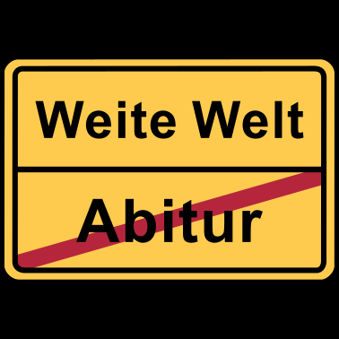 Motiv Ortsschild Ende - Abitur