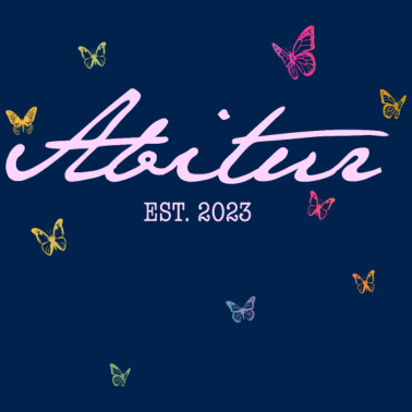 Motiv Abi '23 Motto mit Stil - Abitur Established 2023