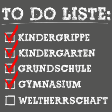 Motiv TO DO liste schulabschluss Gymnasium