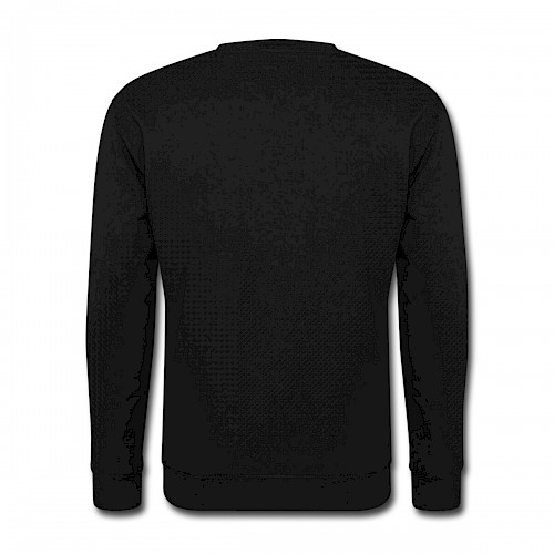 Unisex Pullover Hinten in der Farbe Schwarz bedrucken lassen