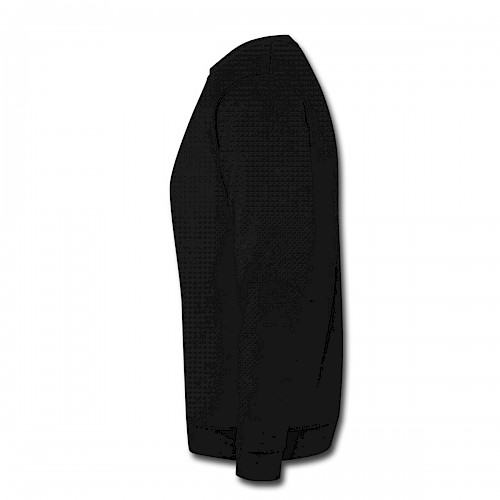 Unisex Pullover Links in der Farbe Schwarz bedrucken lassen
