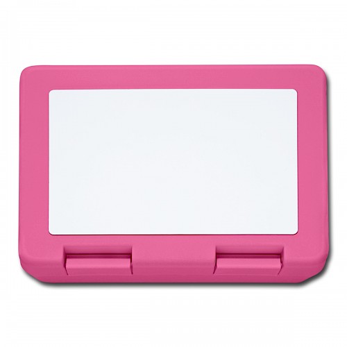 Brotdose Vorne in der Farbe Pink bedrucken lassen