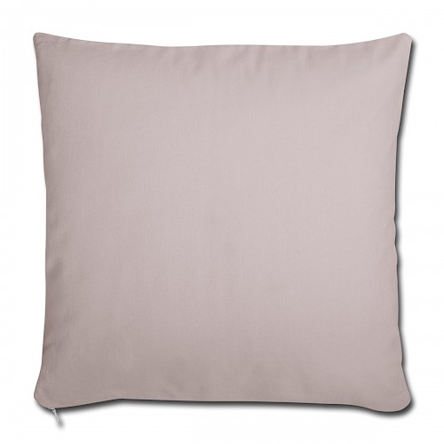 Sofakissen mit Füllung 44 x 44 cm Hinten in der Farbe helles Taupe bedrucken lassen