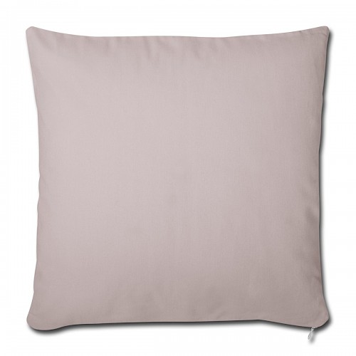 Sofakissen mit Füllung 44 x 44 cm Vorne in der Farbe helles Taupe bedrucken lassen