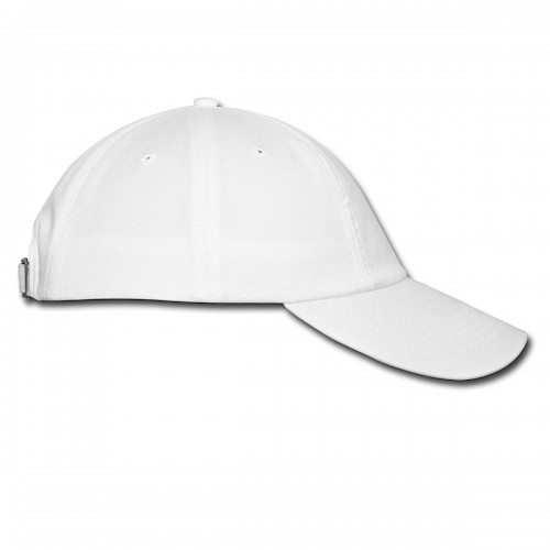Baseballkappe Rechts in der Farbe Weiß/Weiß bedrucken lassen