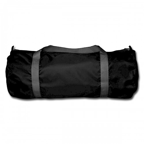 Sporttasche Vorne in der Farbe Schwarz bedrucken lassen