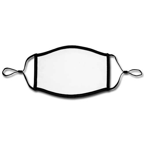 Kontrastmaske, einstellbar (Large) Vorne in der Farbe Weiß/Schwarz bedrucken lassen
