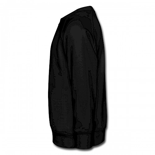 Kinder Premium Pullover Links in der Farbe Schwarz bedrucken lassen