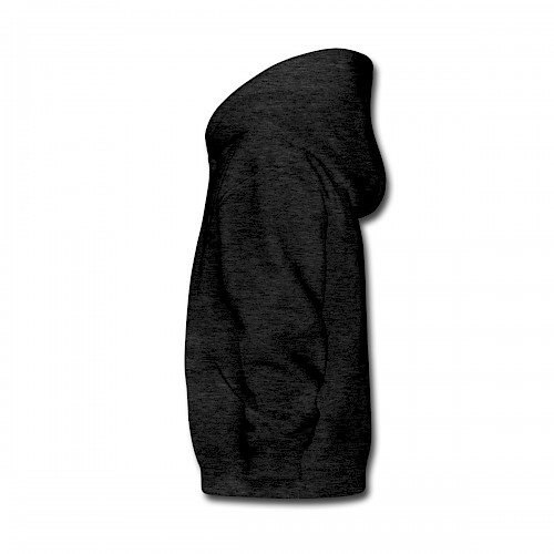 Kinder Premium Hoodie Links in der Farbe Anthrazit bedrucken lassen