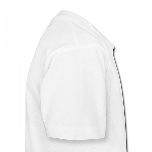 Kinder T-Shirt Rechts in der Farbe Weiß bedrucken lassen
