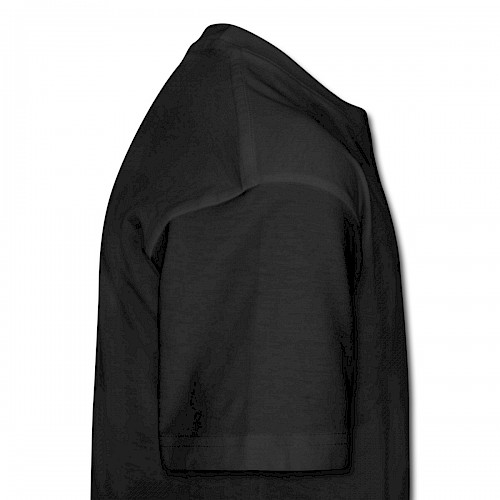 Teenager Premium T-Shirt Rechts in der Farbe Schwarz bedrucken lassen