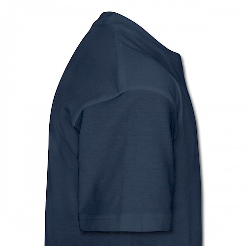 Teenager Premium T-Shirt Rechts in der Farbe Navy bedrucken lassen