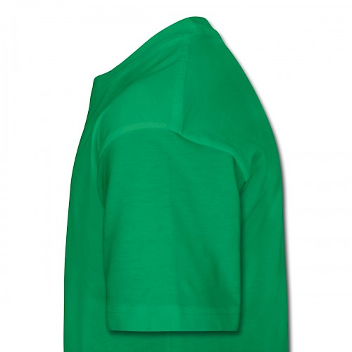 Teenager Premium T-Shirt Links in der Farbe Kelly Green bedrucken lassen