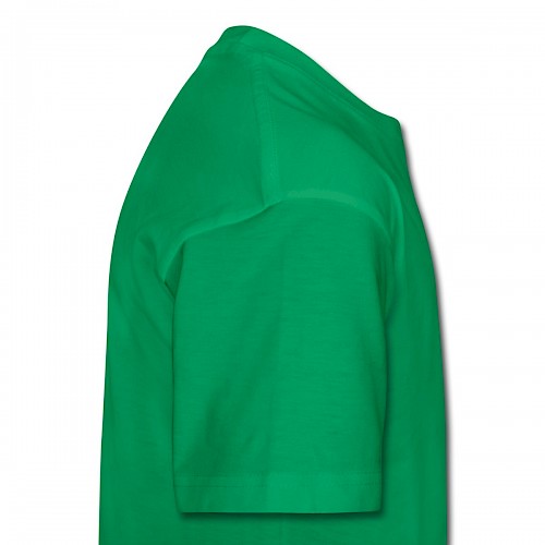 Teenager Premium T-Shirt Rechts in der Farbe Kelly Green bedrucken lassen