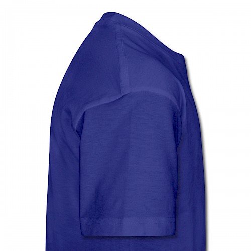 Teenager Premium T-Shirt Rechts in der Farbe Königsblau bedrucken lassen