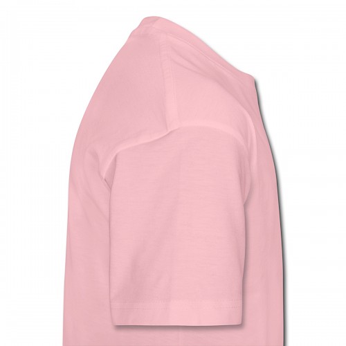 Kinder Premium T-Shirt Rechts in der Farbe Hellrosa bedrucken lassen
