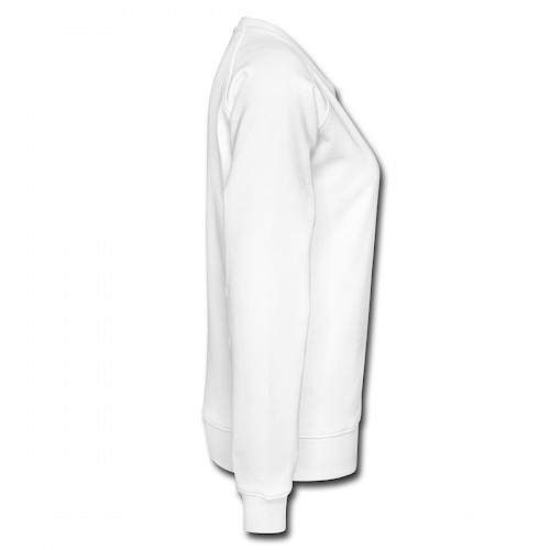 Frauen Premium Pullover Rechts in der Farbe Weiß bedrucken lassen
