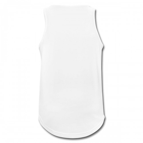 Männer Tank Top atmungsaktiv Hinten in der Farbe Weiß bedrucken lassen
