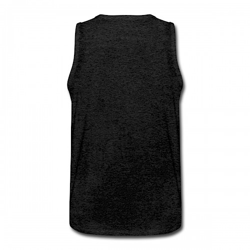 Männer Premium Tank Top Hinten in der Farbe Anthrazit bedrucken lassen