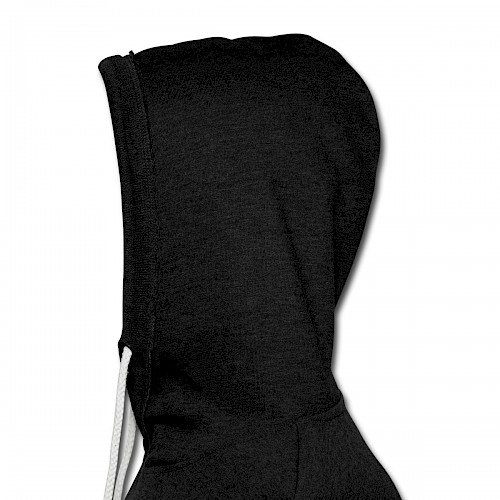 Leichtes Kapuzensweatshirt Unisex Links in der Farbe Anthrazit bedrucken lassen