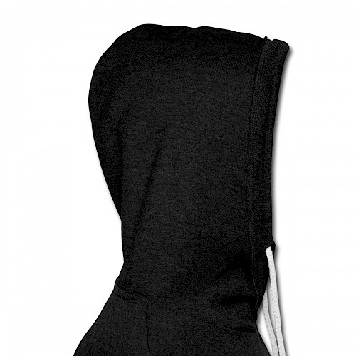 Leichtes Kapuzensweatshirt Unisex Rechts in der Farbe Anthrazit bedrucken lassen