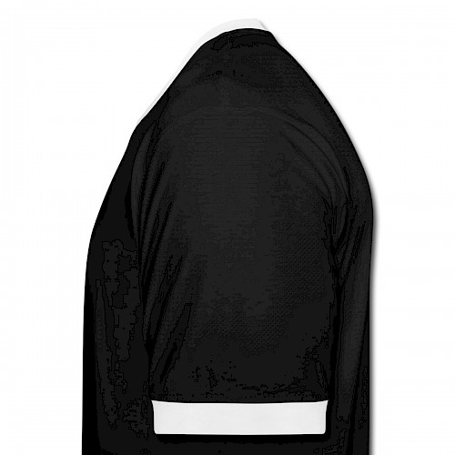 Männer Kontrast-T-Shirt Links in der Farbe Schwarz/Weiß bedrucken lassen