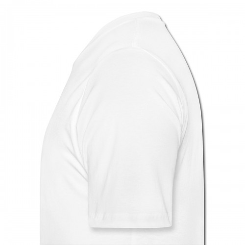 Männer Bio-T-Shirt Links in der Farbe Weiß bedrucken lassen