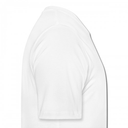 Männer Bio-T-Shirt Rechts in der Farbe Weiß bedrucken lassen
