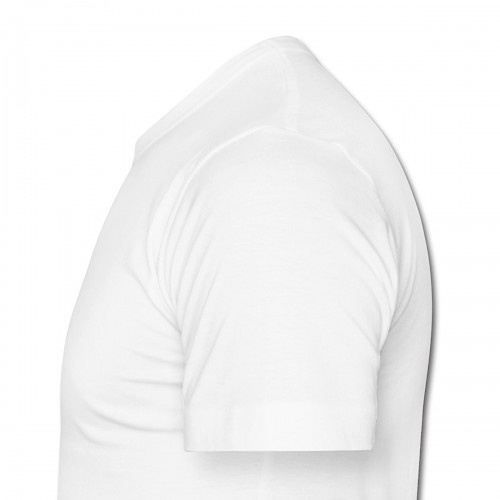 Männer Slim Fit T-Shirt Links in der Farbe Weiß bedrucken lassen