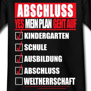 Abschluss T-Shirt - Ausbildung ABSCHLUSS Berufsabschluss Azubi Geselle