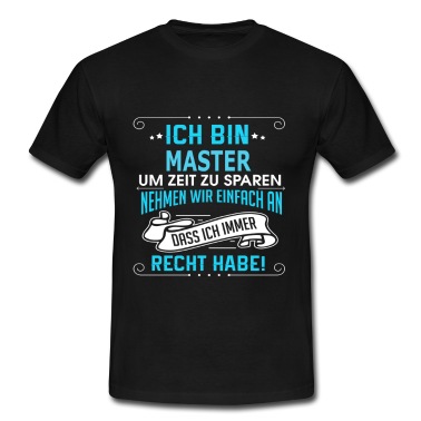 Abschluss T-Shirt - MASTER