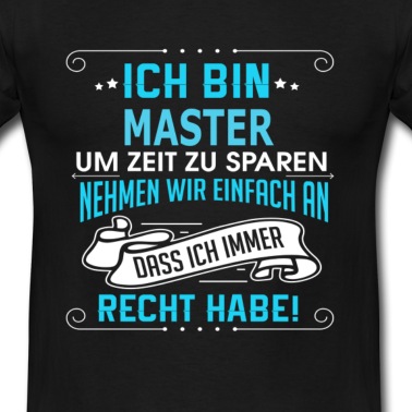 Abschluss T-Shirt - MASTER