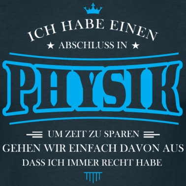 Abschluss T-Shirt - Abschluss in Physik