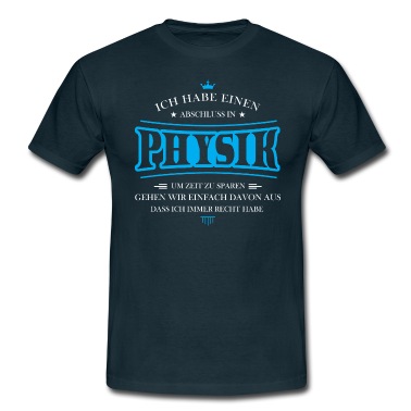 Abschluss T-Shirt - Abschluss in Physik