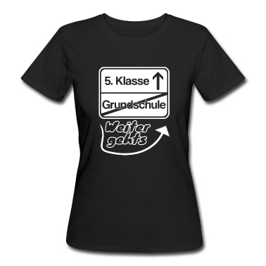 Abschluss T-Shirt - Grundschule Ortsschild Schüler