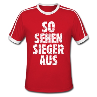 Abschluss T-Shirt - So sehen Sieger aus (Vintage/Weiß)