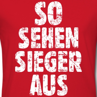 Abschluss T-Shirt - So sehen Sieger aus (Vintage/Weiß)