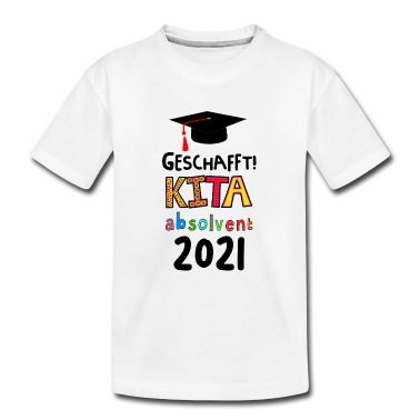 Abschluss T-Shirt - Kinder Kitaabsolvent 2021 Kindergartenkind