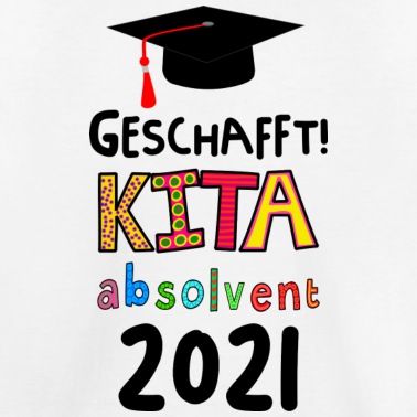Abschluss T-Shirt - Kinder Kitaabsolvent 2021 Kindergartenkind