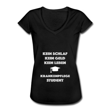 Abschluss T-Shirt - KRANKENPFLEGE Student Kein Leben Geld Schlaf