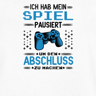 Abschluss T-Shirt - Gamer Abschluss für Zocker & Videospiele Fans