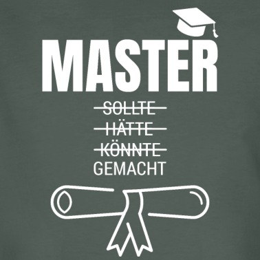 Abschluss T-Shirt - Master Abschluss 2021 Studium Universität