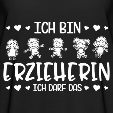 Abschluss T-Shirt - Ich bin Erzieherin - Ich darf das