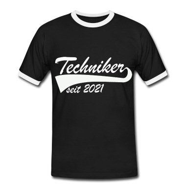 Abschluss T-Shirt - Techniker Technikerprüfung seit 2021 Schriftzug