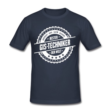 Abschluss T-Shirt - Bester GIS-Techniker