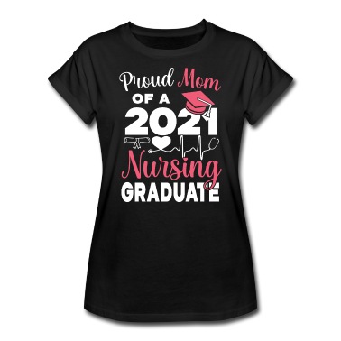 Abschluss T-Shirt - Stolze Mutter eines 2021 Pflege-Absolvent Graduierung