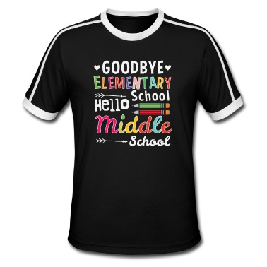 Abschluss T-Shirt - Hallo Mittelschule Abschluss Grundschule