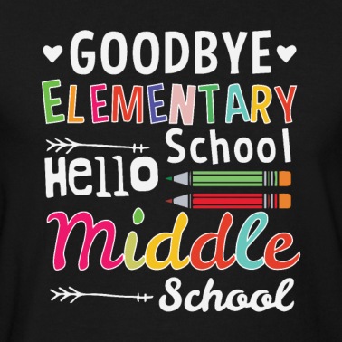 Abschluss T-Shirt - Hallo Mittelschule Abschluss Grundschule